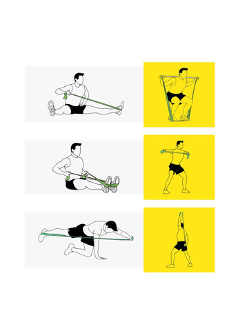 Лента-эспандер Flat Band 200 х 15 см для спорта и реабилитации 3 кг Cornix XR-0246 (358650344)