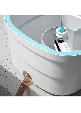 Комплект набір швабра з телескопічною ручкою безконтактним автовіджимом відром на 2 літри для миття підлог (480236-Prob) Unbranded (332163687)