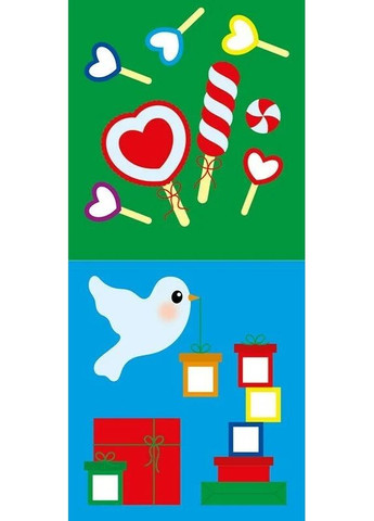 Мозаика с наклейками. Елка. Форма РАНОК (370054237)