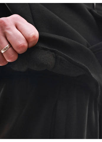 Чорний зимній костюм спортивний чоловічий No Brand