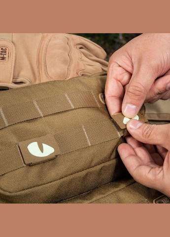 Нашивка Tiger Eyes Laser Cut (пара) Coyote M-TAC (315047114)