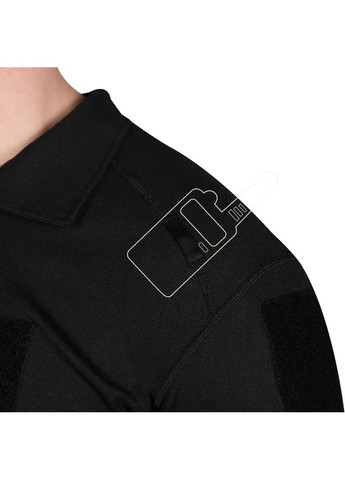 Чорна футболка paladin coolpass pique lt чорний Camotec