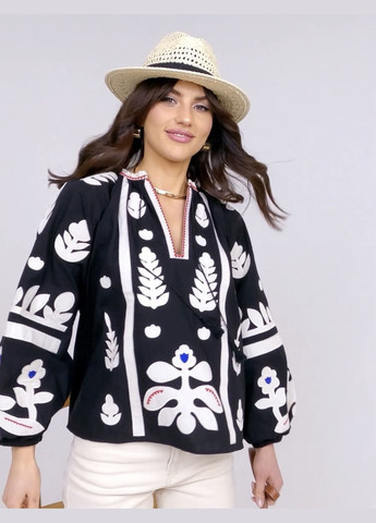 Жіноча вишиванка Мавка чорна ESQ 3910 (303898855)