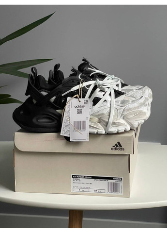 Кросівки жіночі і чоловічі Adidas Vento XLG Deluxe Black White | Адідас Венто Делюкс чорно-білі No Brand чорно-білі демісезони (353761361)