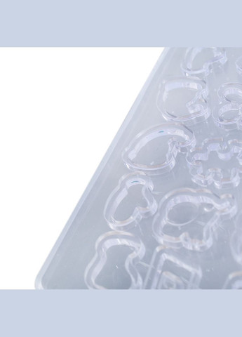 Форма для епоксидної смоли Молд, Мікс Силіконові 13.5 см x 12.3 см Finding (316248532)