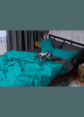 Комплект постельного белья Бязь Gold Люкс полуторный 143х210 наволочки 2х50х70 (MS-820002699) Moon&Star Gray Green (286761755)