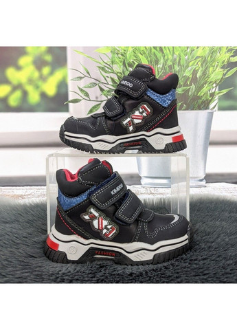 Темно-синие повседневные осенние ботинки демисезонные для мальчика Kimboo