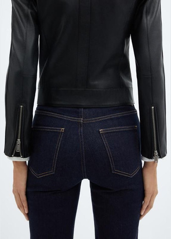 Темно-сині джинси кльош flare на високий ріст середня посадка Mango - (325695499)