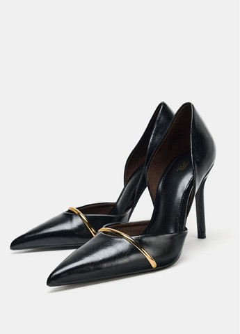 Zara Туфли черный з искусственная кожа, испания — демисезон (367107438)