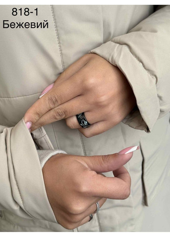 Бежеве зимнє Жіноче зимоведовге пальто бежеве довге стьобане М, Л (44, 46) Lady yep