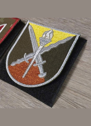 Шеврон Национальный Университет обороны Украины Кафедра военной подготовки цветной желтый No Brand (336382047)