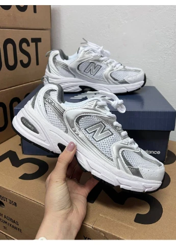 КРОССОВКИ ЖЕНСКИЕ NEW BALANCE 530 GREY SILVER НЬЮ БЕЛАНС 530 СЕРЫЕ No Brand серые демисезоны (391019319)