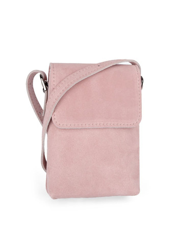 Сумка для телефона женская замшевая 03804 пудровая Virginia Conti (335381195)