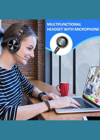 Наушники проводные Fusion A71D игровая гарнитура с микрофоном Oneodio (297869235)