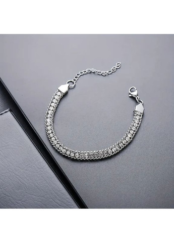 Браслет со стразами нержавеющая сталь No Brand із стразами (365268087)