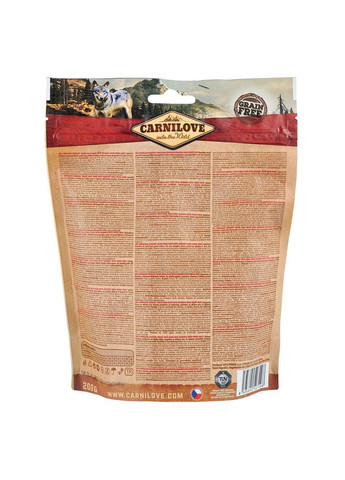 Ласощі Dog Crunchy Snack для собак, дикий кабан та шипшина, 200 г Carnilove (363196401)