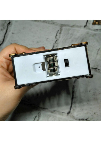 Ліхтарик LED свічка електронна декор на Новий рік Ретро Сніговик 12х7х2,5 см No Brand (368774676)