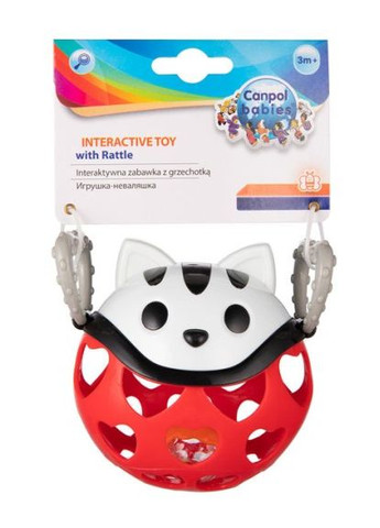 Игрушка-погремушка Котик, красный () Canpol Babies 79/101_red (361269220)