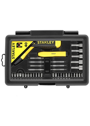 Викрутка-набір Pistol Grip Ratchet 40 шт 0-63-038 Stanley (317304359)