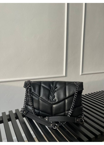 Стильна сумка в стилі YSL Quilted Bag Black Vakko (363295507)