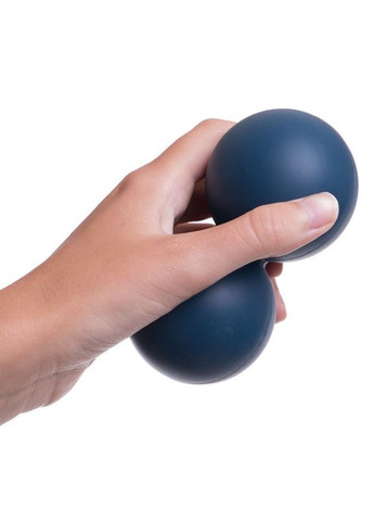 М'яч кінезіологічний підвійний Duoball (міні валик) (TPR, розмір 12,5x6см, темно-синій) (FI-1690) SP-Sport (361438938)