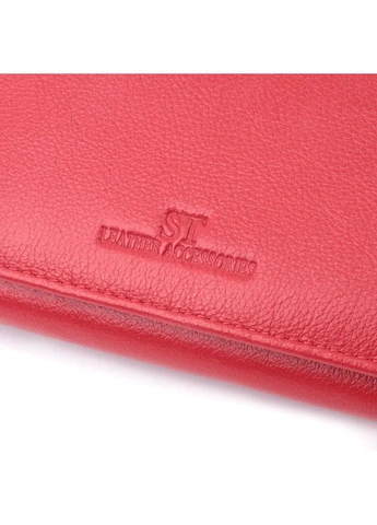 Классический женский кошелек из натуральной кожи 22675 Красный st leather (385208652)
