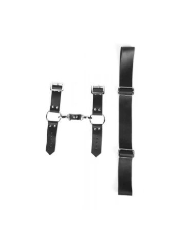 Набор наручников HC8B Candy Hero, экокожа, черные, One Size No Brand (303903451)