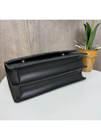 Жіноча міні сумочка клатч чорна на плече екошкіряна ProDobro (363259279)