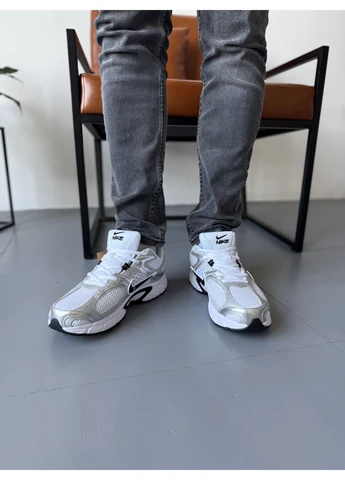 КРОССОВКИ ЖЕНСКИЕ NIKE ZOOM VOMERO 5 RNR WHITE SILVER BLACK НАЙК ЗУМ ВОМЕРО 5 БЕЛЫЕ No Brand белые демисезоны (391968609)