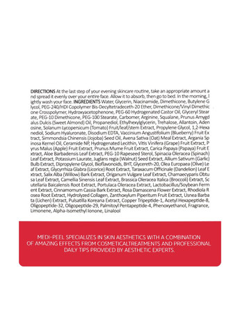 Medi-Peel Крем для лица омолаживающий ночной Collagen Super10 Sleeping Cream 70 мл — Крем, Южная Корея (355313148)