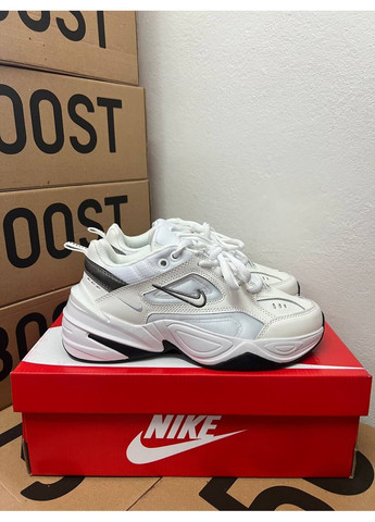 КРОСІВКИ ЖІНОЧІ NIKE M2K WHITE SILVER НАЙК М2К ТЕКНО No Brand білі демісезони (367168641)