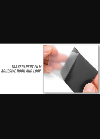 Липучка-фиксатор стяжка лента текстильная самоклеящаяся для ковра в машину универсальная 30 мм 5 м Черный Neon (340276188)