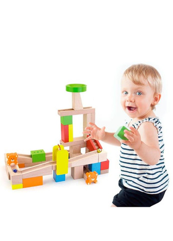 Конструктор Гірки для кульок 49 елементів (51619) Viga Toys (335054588)