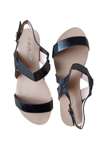 Босоніжки жіночі Bestelle H8-51 на плоскій підошві Black 39 розмір (25 см) No Brand (295443738)