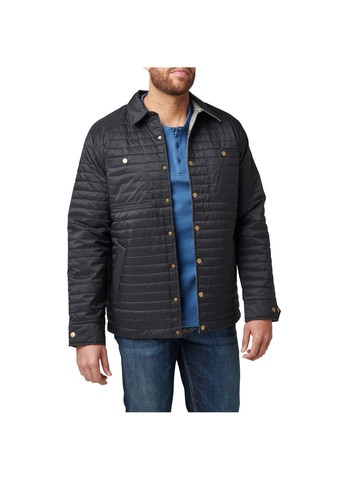Куртка демісезонна двостороння Dylan Reversible PrimaLoft Shirt Jacket Black 5.11 Tactical (315822120)
