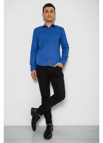 Светло-синяя повседневный рубашка Ager