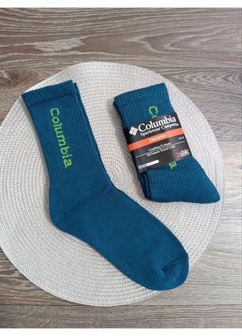 Зелені шкарпетки жіночі махрова стопа, зима, високі xl виробництво – сша, розмір – 36-41 логотипи (365711181)