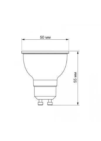 Світлодіодна лампа MR16 7W GU10 4100K (VL-MR16eL-07104) Videx (282313074)