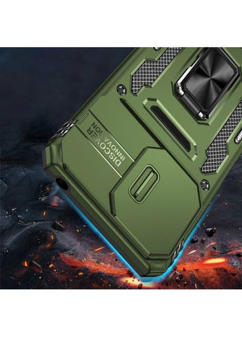 Ударостойкий чехол Camshield Army кольцо для Xiaomi 14T Зеленый Epik (372499437)