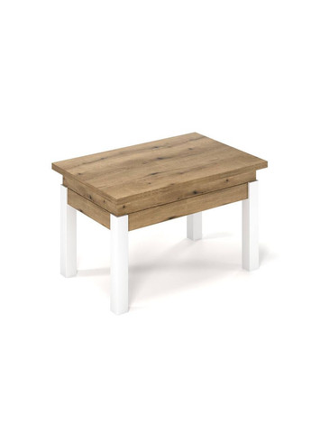 Стол-трансформер B-Fly 900x510x600 Дуб Эвок/Белые ноги (TB09101000110) Art In Head (337309344)