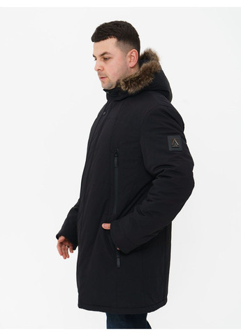 Черная зимняя куртка 22 - 0440 East Elephant