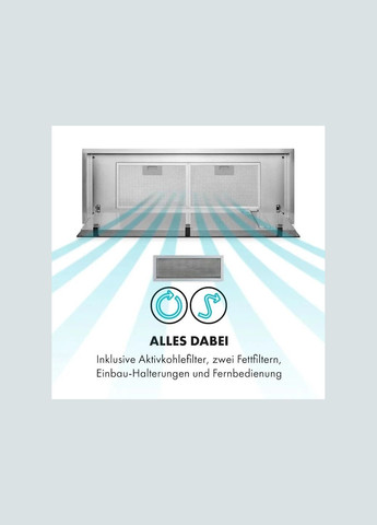 Витяжка кухонна High Line 90 під забудову (10033054) Klarstein (338194753)