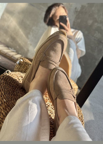 Женские лоферы cream No Brand кремовые лето (346392793)