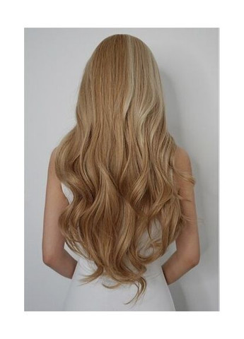 Перука білявки хвиляста довга пшенична No Brand (355802355)