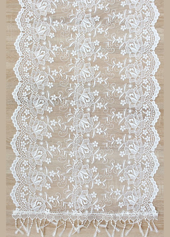 Шарф айвори свадебный церковный ажурный 151009 Husta (322502136)