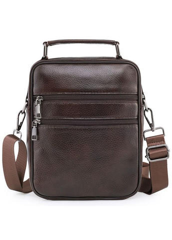 Кожаная мужская барсетка Qvant 107к - Коричневая Tiding Барсетка (366889785)