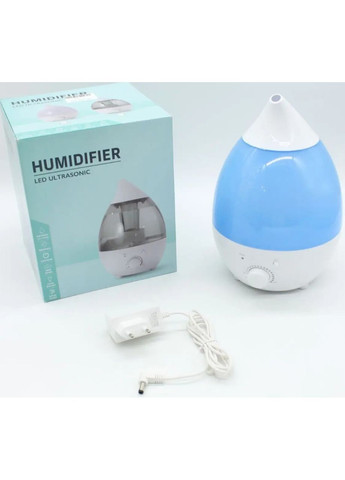 Зволожувач повітря для дому Wild Wind 1,3 л резервуар 25 Вт з LED підсвічуванням та регулятором Синій No Brand (364274400)