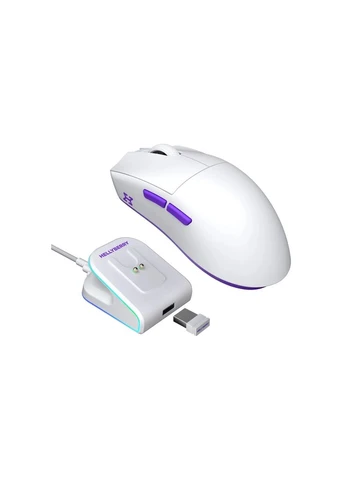 Мышка Hellyberry HM47 Wireless White/Violet (HM47_white_violet) Hator (399261271)