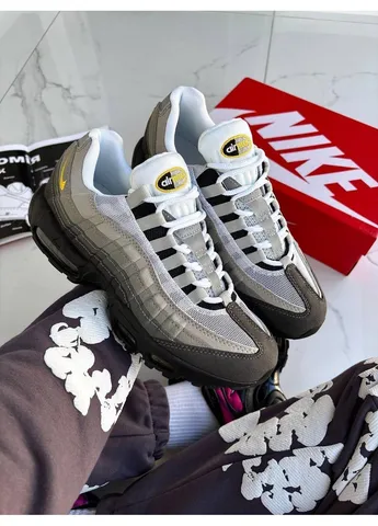 Женские кроссовки Nike Air Max 95 OG (no name) Vital-Textile NK723-N серые всесезоны (376780164)