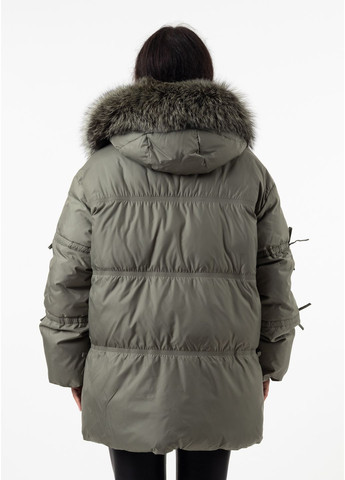 Зелений зимній Пуховик Mishele